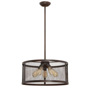 Millennium Lighting 3275-RBZ Akron Five Light Pendant Rubbed Bronze finish