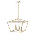 Millennium Lighting 3294-MG Four Light Lantern Modern Gold finish