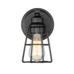 Millennium Lighting 3381-MB One Light Sconce Matte Black finish