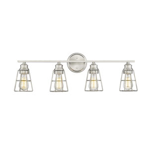 Millennium Lighting 3384-BN Four Light Vanity Brushed Nickel finish