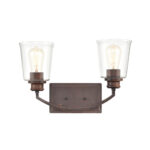 Millennium Lighting 3602-RBZ Forsyth Two Light Vanity Rubbed Bronze finish