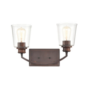Millennium Lighting 3602-RBZ Forsyth Two Light Vanity Rubbed Bronze finish