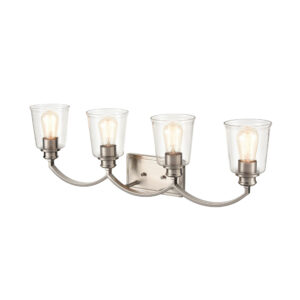 Millennium Lighting 3604-BN Forsyth Four Light Vanity Brushed Nickel finish