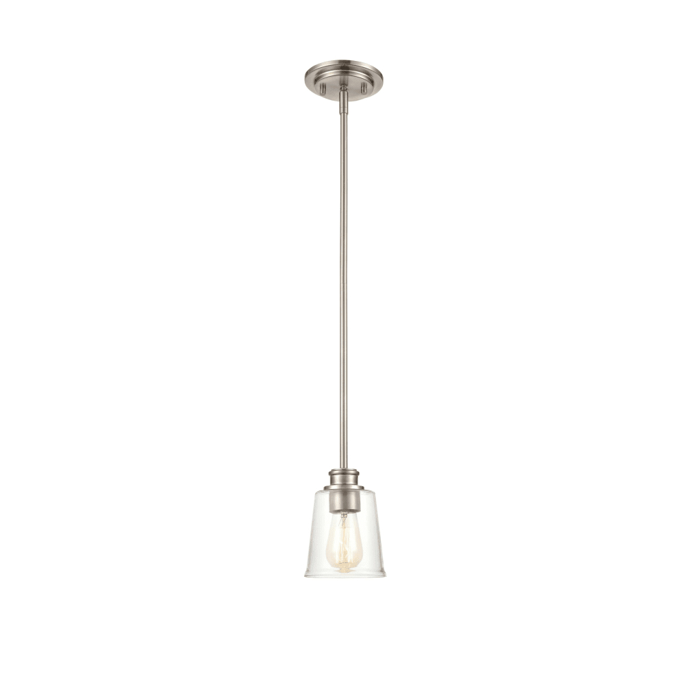 Millennium Lighting 3611-BN Forsyth One Light Mini Pendant Brushed Nickel finish