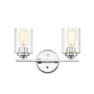 Millennium Lighting 3682-CH Moven Two Light Vanity Chrome finish