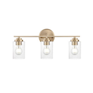 Millennium Lighting 3683-MG Moven Three Light Vanity Modern Gold finish