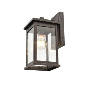Millennium Lighting 4101-PBZ Bowton One Light Outdoor Wall Mount Powder Coated Bronze finish
