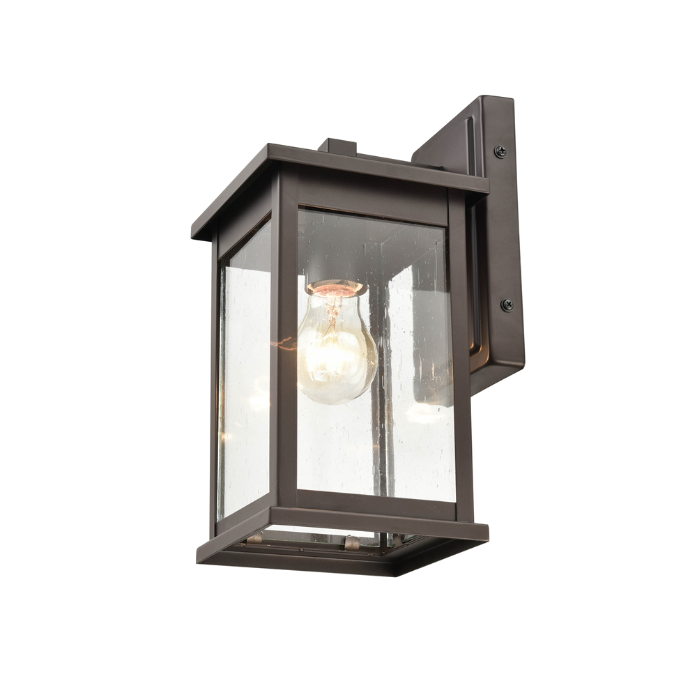 Millennium Lighting 4101-PBZ Bowton One Light Outdoor Wall Mount Powder Coated Bronze finish