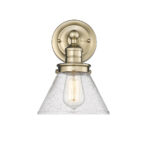 Millennium Lighting 4141-MG Eyden One Light Sconce Modern Gold finish