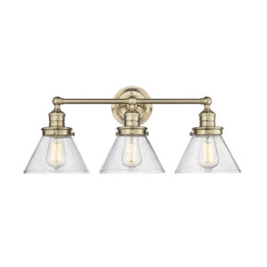 Millennium Lighting 4143-MG Eyden Three Light Vanity Modern Gold finish