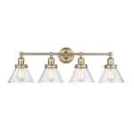 Millennium Lighting 4144-MG Eyden Four Light Vanity Modern Gold finish
