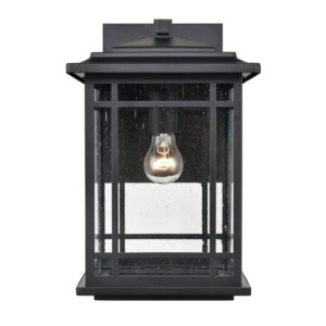 Millennium Lighting 4152-PBK Armington One Light Outdoor Wall Mount Powder Coated Black finish