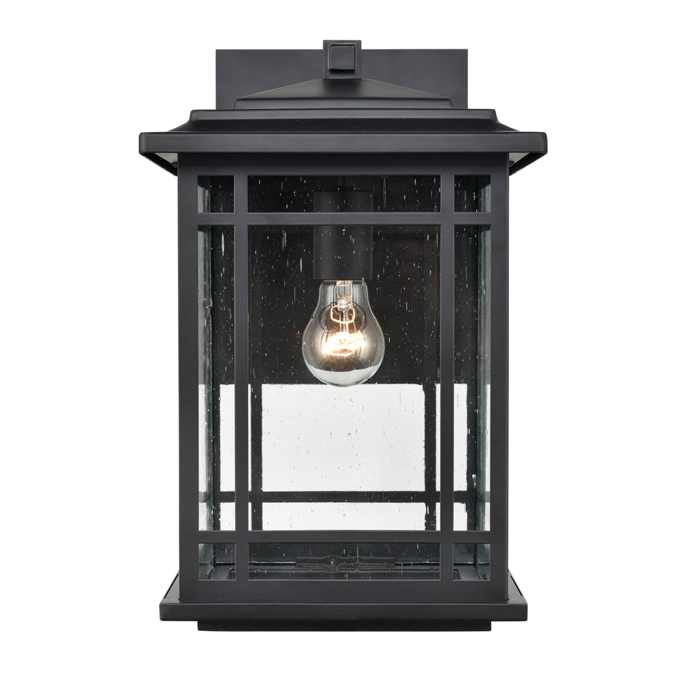 Millennium Lighting 4152-PBK Armington One Light Outdoor Wall Mount Powder Coated Black finish