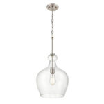 Millennium Lighting 4211-BN Corra One Light Pendant Brushed Nickel finish