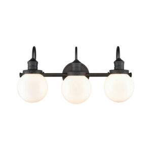 Millennium Lighting 4223-MB Ella Three Light Vanity Matte Black finish