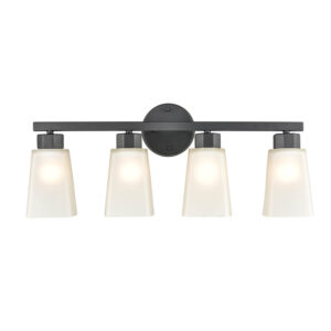 Millennium Lighting 4274-MB Coley Four Light Wall Sconce Matte Black finish