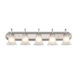 Millennium Lighting 4285-SN Five Light Vanity Satin Nickel finish