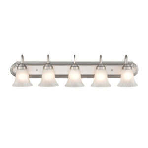 Millennium Lighting 4285-SN Five Light Vanity Satin Nickel finish