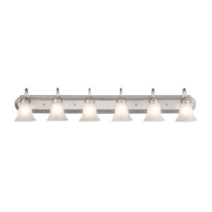 Millennium Lighting 4286-SN Six Light Vanity Satin Nickel finish