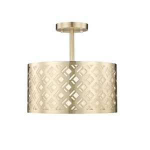 Millennium Lighting 4292-MG Gracelan Two Semi Flush Modern Gold finish