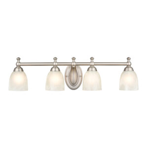 Millennium Lighting 4304-SN Four Light Vanity Satin Nickel finish