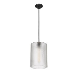 Millennium Lighting 4311-MB Olena One Light Pendant Matte Black finish