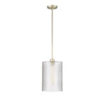 Millennium Lighting 4311-MG Olena One Light Pendant Modern Gold finish