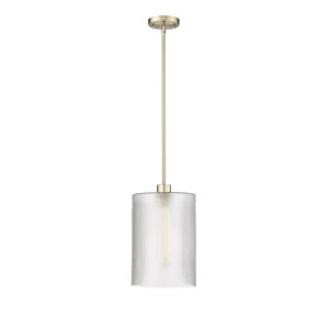 Millennium Lighting 4311-MG Olena One Light Pendant Modern Gold finish