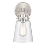 Millennium Lighting 4411-BN Amberose One Light Sconce Brushed Nickel finish