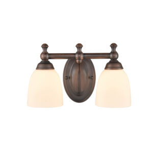 Millennium Lighting 4422-RBZ Two Light Vanity Rubbed Bronze finish