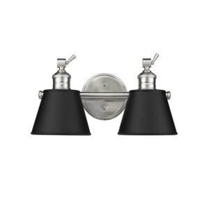 Millennium Lighting 4462-BN Layne Two Light Vanity Brushed Nickel finish