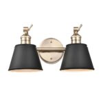 Millennium Lighting 4462-MG Layne Two Light Vanity Modern Gold finish