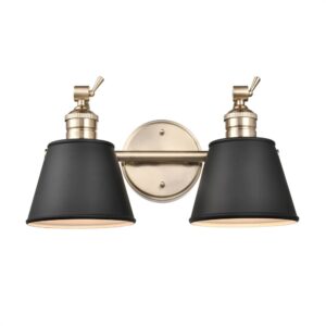 Millennium Lighting 4462-MG Layne Two Light Vanity Modern Gold finish