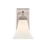 Millennium Lighting 4501-BN One Light Vanity Brushed Nickel finish