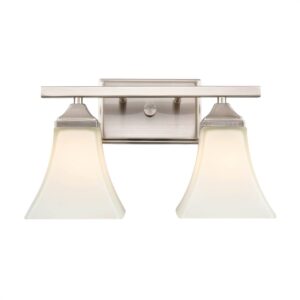 Millennium Lighting 4502-BN Two Light Vanity Brushed Nickel finish