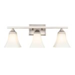 Millennium Lighting 4503-BN Three Light Vanity Brushed Nickel finish