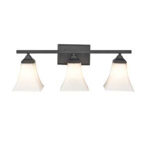 Millennium Lighting 4503-MB Three Light Vanity Matte Black finish