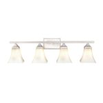 Millennium Lighting 4504-BN Four Light Vanity Brushed Nickel finish