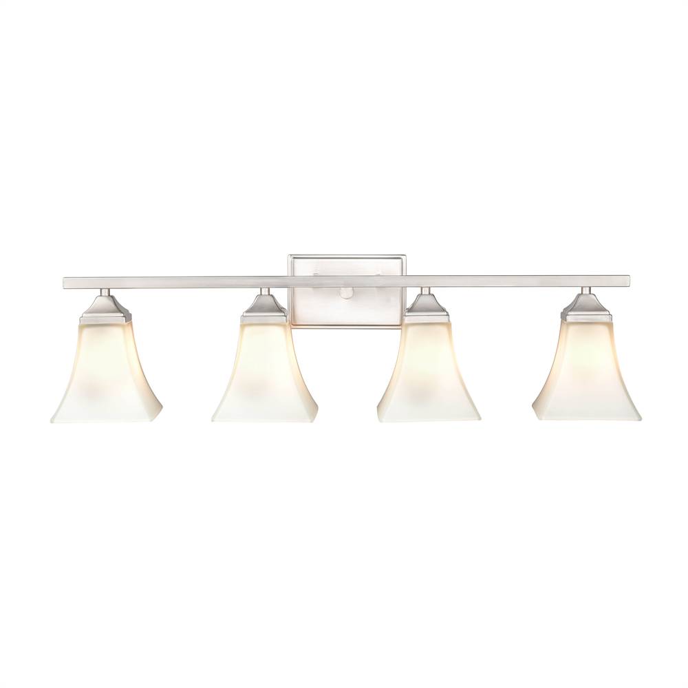Millennium Lighting 4504-BN Four Light Vanity Brushed Nickel finish