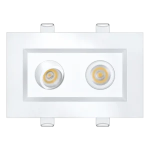 Goodlite G-48314 2” Double Head Regress Multiple Gimbal, White