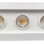 Goodlite G-48443 3.5” Triple Head Regress Multiple Gimbal, White