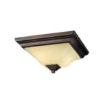 Millennium Lighting 732-EB Two Light Flush Mount Euro Bronze finish