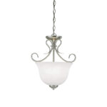 Millennium Lighting 743-SN Three Light Pendant Satin Nickel finish