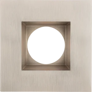 Goodlite G-96124 3 inch  Brushed Nickel  Square Trim