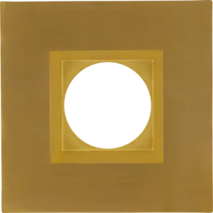 Goodlite G-96126 3 inch Brushed Brass Square Trim