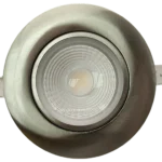 Goodlite G-48358 4” Round Flushed Gimbal, Brushed Nickel