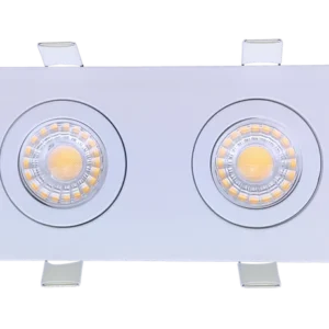 Goodlite G-00822 3” Double Head Multiple Floating Gimbal, White