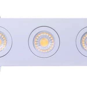 Goodlite G-00823 3” Triple Head Multiple Floating Gimbal, White