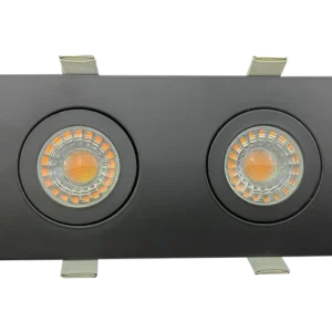 Goodlite G-00922 3” Double Head Floating Gimbal, Black