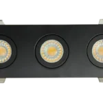 Goodlite G-00923 3” Triple Head Floating Gimbal, Black